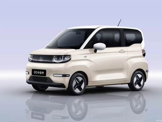 Chery QQ Ice Cream 2024 3 deuren 4 zitplaatsen Mini elektrische auto voor SUV carrosserie structuur